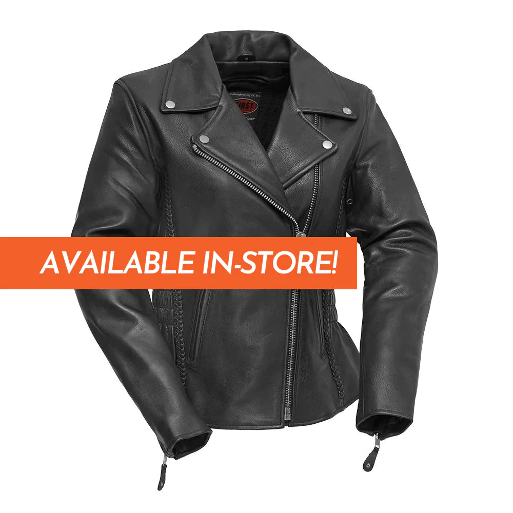 Allure Women's Leather Motorcycle Jacket