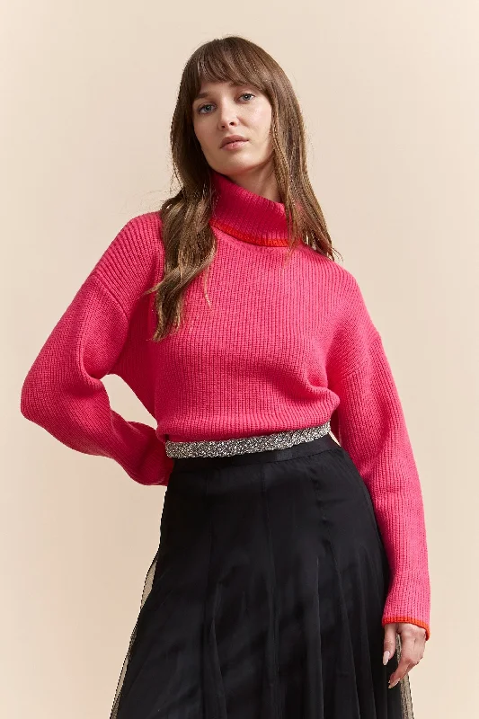 Mock neck sweater