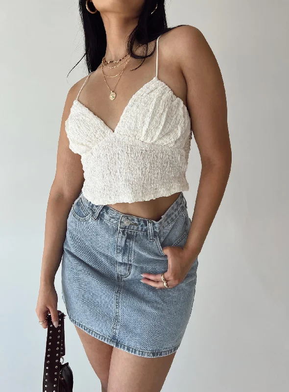 Bedford Mini Skirt Denim