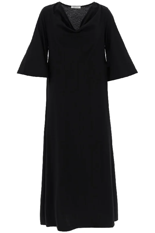 "yalia maxi dress in jersey Q72365005 BLACK