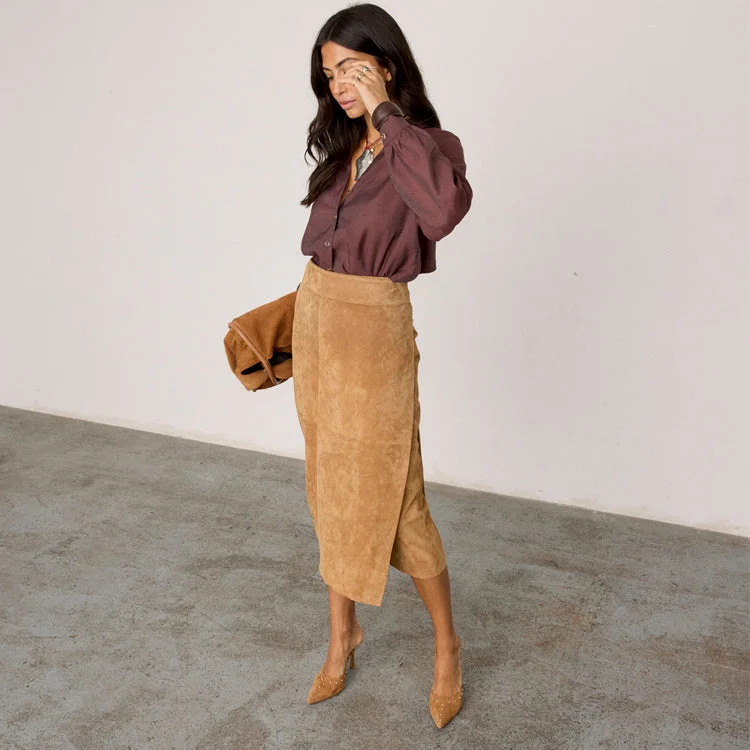 Suede Jaspre Skirt