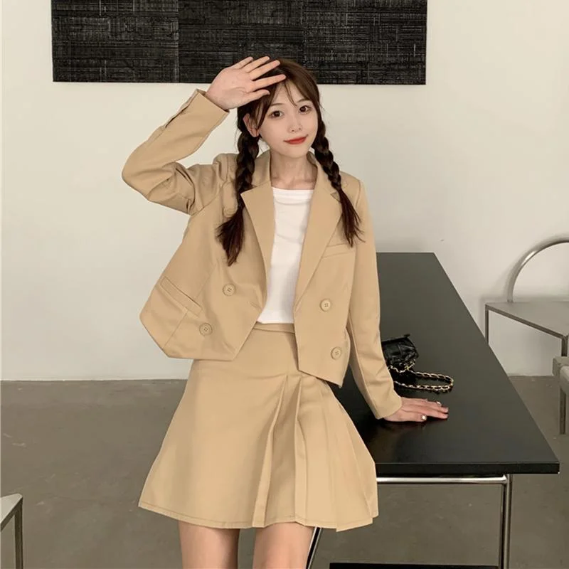 Women's Cute Turn-down Collor Pure Color Coats