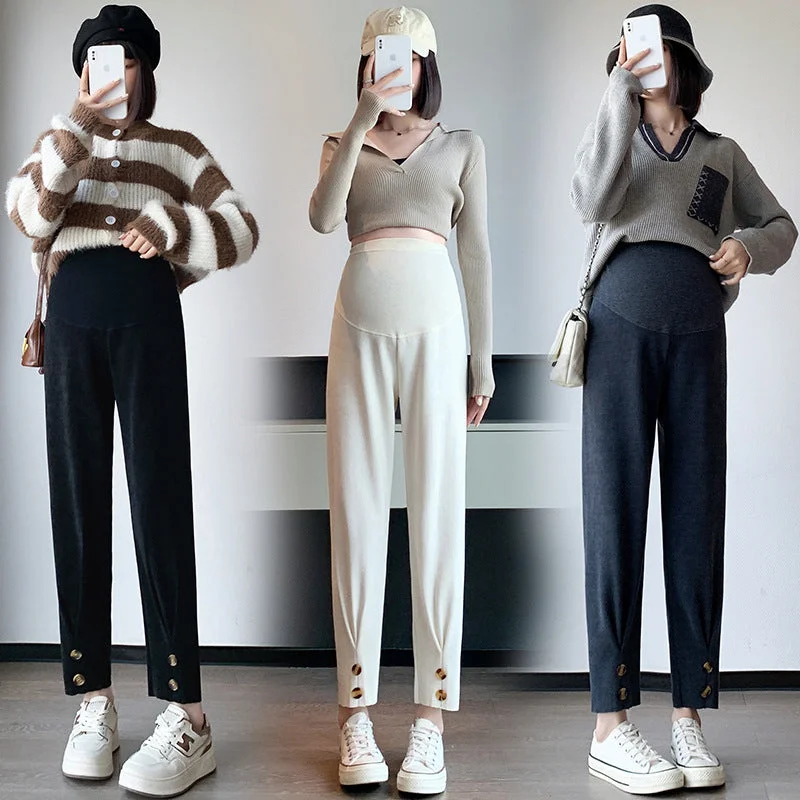 NiDELL: Pregnant Women’s Fashionable Long Pants for Autumn