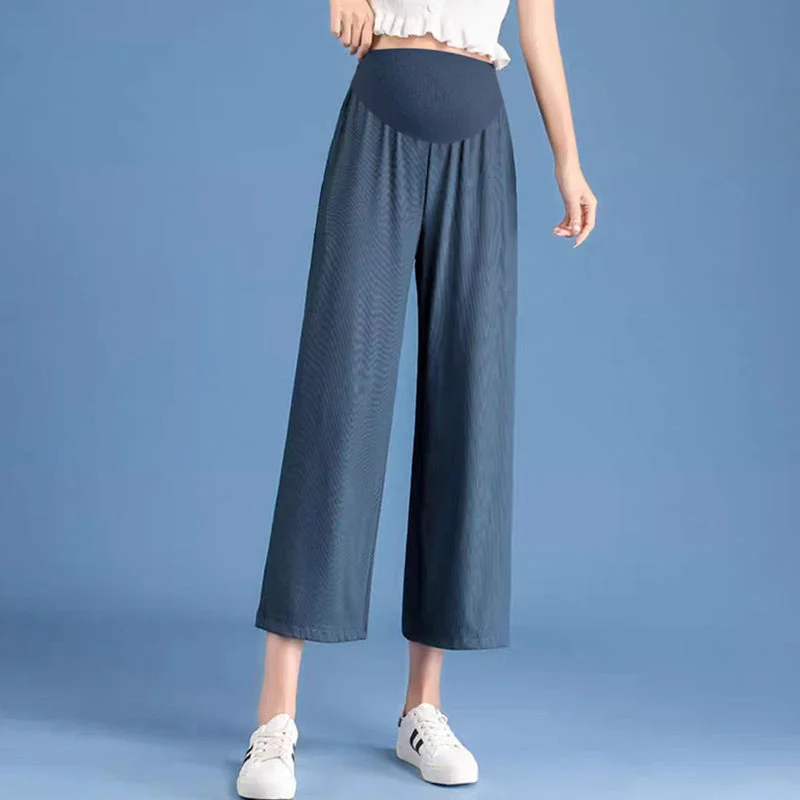 NiDELL: Pregnant Women’s Elegant Wide Leg Long pants for Summer