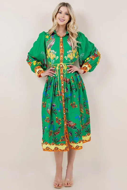 Peacock Beauty Dress