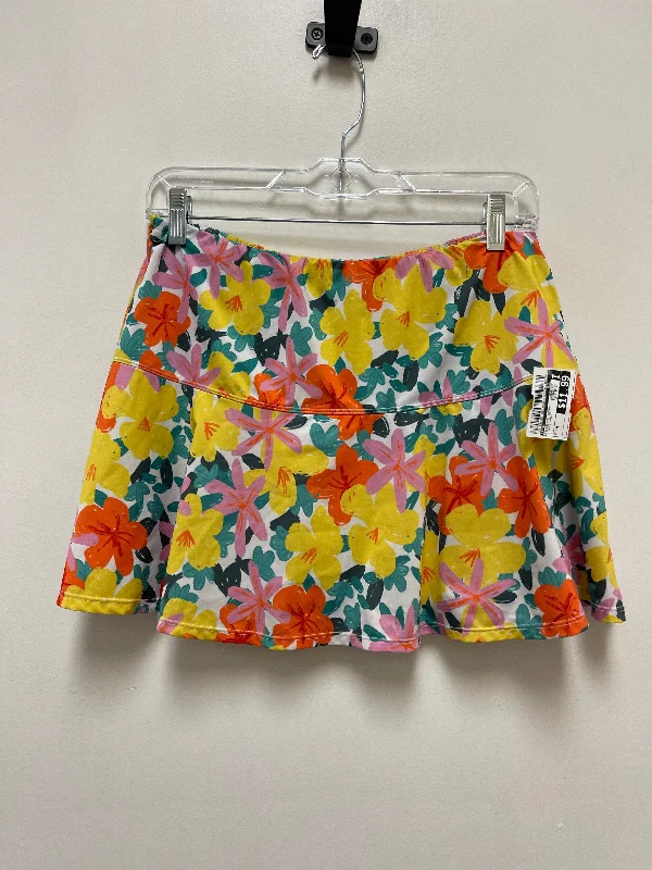 Athletic Skort By Tail In Floral Print, Size: M