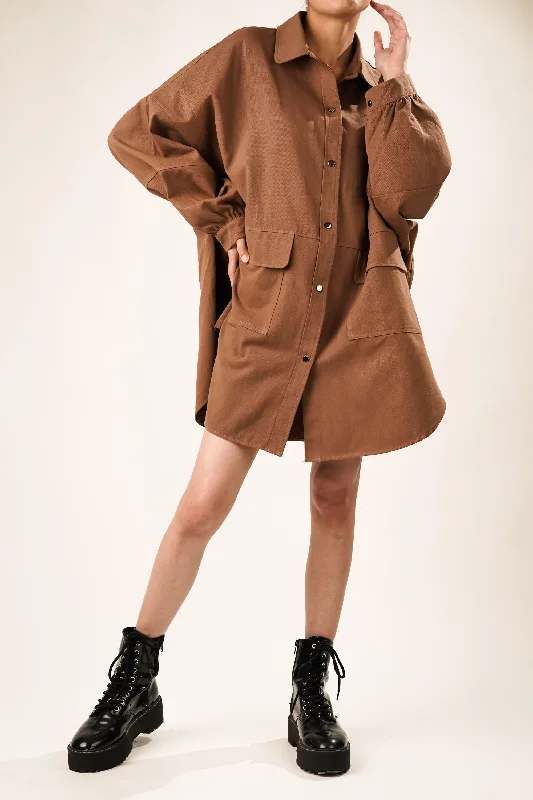 Skate Oversized Shirt Dress